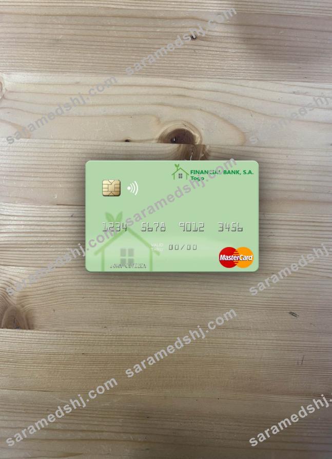 Togo Financial Bank mastercard photolook front
